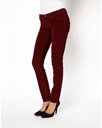Blank Nyc Corduroy Skinny Jeans In Berry