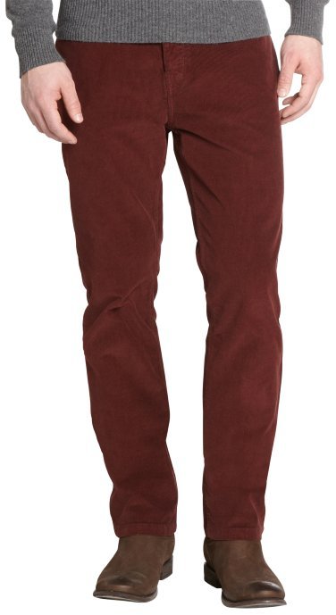 maroon corduroy pants