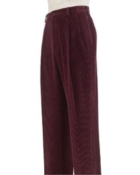 Jos. A. Bank Colorfast Casual Corduroy Pleated Front Pants  Sizes 44 48