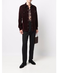 Dolce & Gabbana Long Sleeve Corduroy Shirt