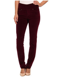 Burgundy Corduroy Pants Smart Casual Outfits For Women (5 ideas ...