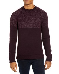 Ted Baker London Arks Slim Fit Textured Crew Sweater