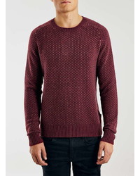 Peter Werth Burgundy Sweater