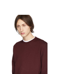 Norse Projects Burgundy Vagn Classic Crewneck Sweater