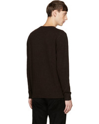 A.P.C. Burgundy Wool Sweater