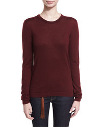 Ralph Lauren Collection Cashmere Blend Jersey Crewneck Sweater