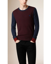 Burberry Colour Block Cashmere Sweater