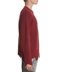 Ovadia & Sons Destroyed Crewneck Sweater