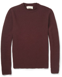 Marni Double Collar Wool And Cashmere Blend Sweater