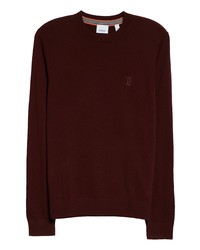 Burberry Embroidered Tb Monogram Cashmere Sweater