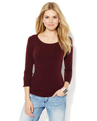 Luxe Waverly Scoopneck Sweater Solid