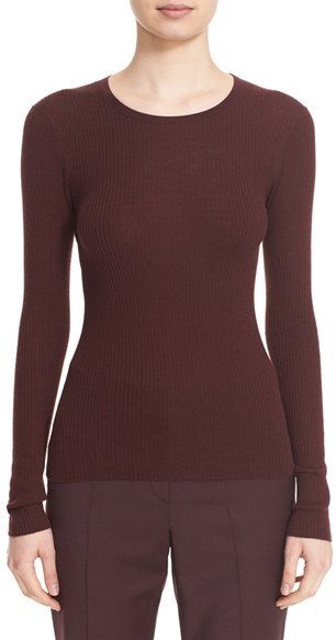 Theory Mirzi Rib Knit Merino Wool Sweater 200 Nordstrom