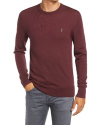 AllSaints Mode Slim Fit Wool Sweater