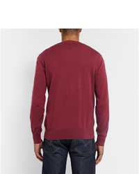 Paul Smith Ps By Contrast Tipping Cotton Crew Neck Sweater