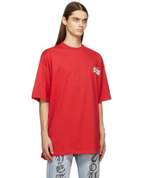 Vetements Red My Name Is T Shirt