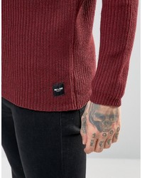 ONLY & SONS Ribbed Fishermans Knitted Sweater