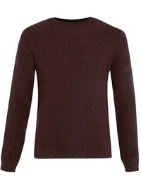 Topman Textured Knit Crewneck Sweater