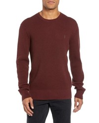 AllSaints Wells Crewneck Slim Fit Sweater