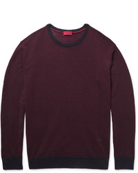 Isaia Wool Silk And Cashmere Blend Sweater