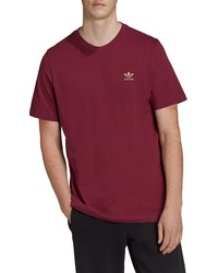adidas Originals Adicolor Essentials Trefoil T Shirt In Victory Crimson At Nordstrom