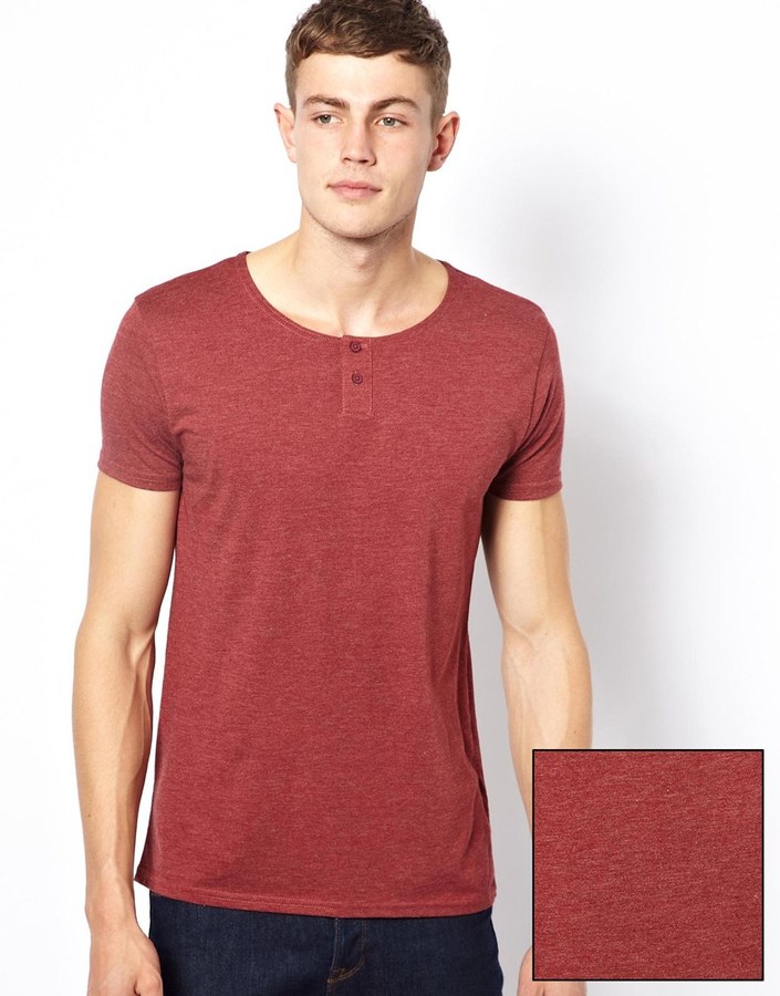 Asos T Shirt With Grandad Crew Neck | Where to buy & how to wear