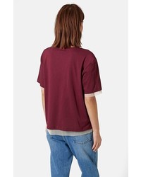 Topshop Boutique Tulle Underlay Tee