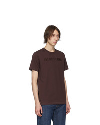 Helmut Lang Burgundy Standard T Shirt