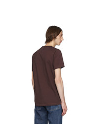 Helmut Lang Burgundy Standard T Shirt