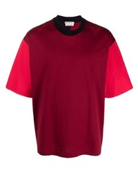 Marni Colour Block Drop Shoulder T Shirt
