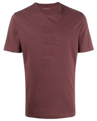 Corneliani Embossed Logo T Shirt