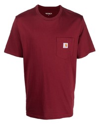 Carhartt WIP Logo Patch Cotton T Shirt