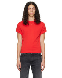 Courrèges Red Classic T Shirt