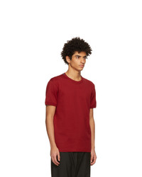 Dolce and Gabbana Red Cotton Jersey T Shirt