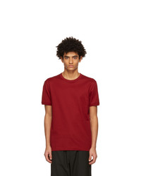 Dolce and Gabbana Red Cotton Jersey T Shirt