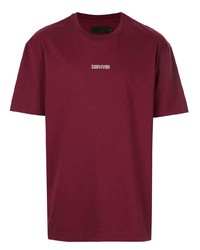 Off Duty Survivor Print T Shirt