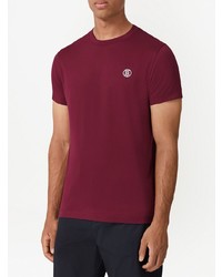 Burberry Tb Embroidered Cotton T Shirt