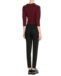 Alexander McQueen Cropped Wool Pullover