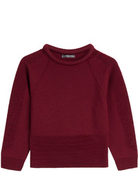 Alexander McQueen Cropped Wool Pullover