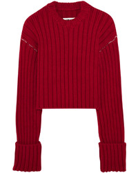 MM6 MAISON MARGIELA Cropped Wool Sweater