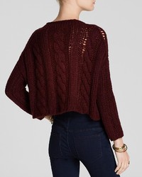 Free People Sweater Maribel Cable