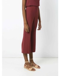 Andrea Marques Cropped Wide Leg Trousers