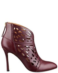 Nine West Darenne Cutout Leather Booties