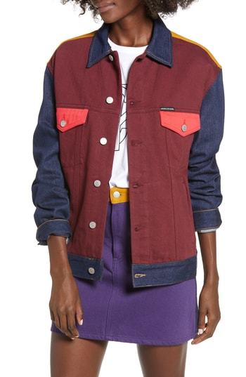 Calvin Klein Jeans Colorblock Trucker Jacket, $198 | Nordstrom | Lookastic