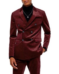 Topman A List Corduroy Skinny Fit Suit Jacket