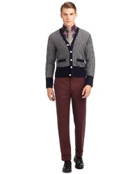 Brooks Brothers Wool Twill Button Pocket Trousers