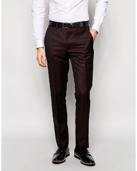 French Connection Burgundy Tonic Suit Pants
