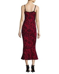 Michael Kors Michl Kors Collection Rose Jacquard Flounce Dress