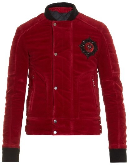 Balmain Badge Embellished Jacket, $3,455 | MATCHESFASHION.COM | Lookastic