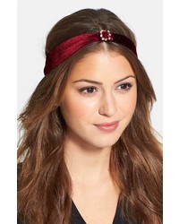 Burgundy Embellished Headband