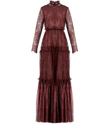 Erdem Carolyn Crystal Embellished Lace Gown